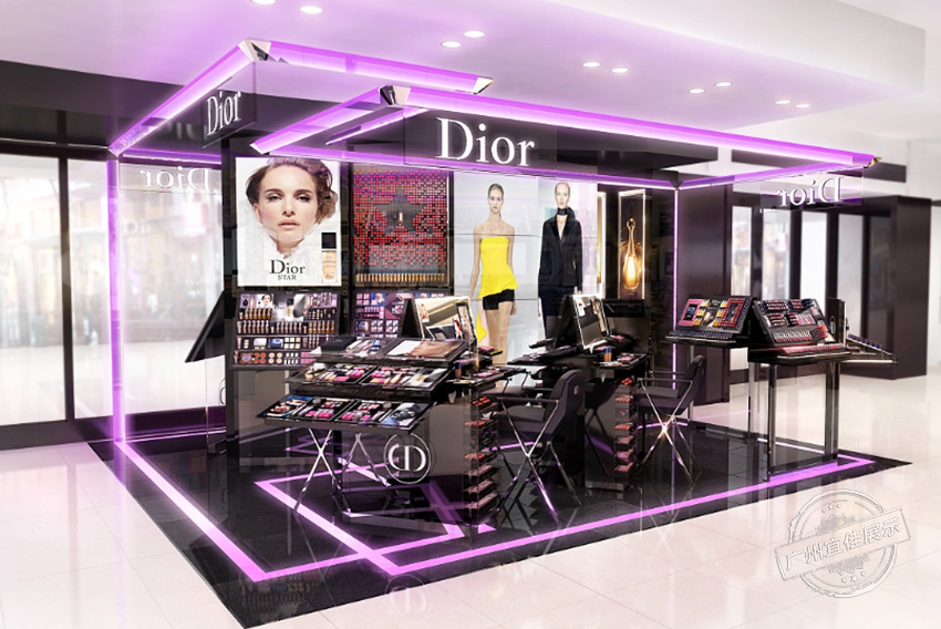 DIOR快閃店 化妝品展柜