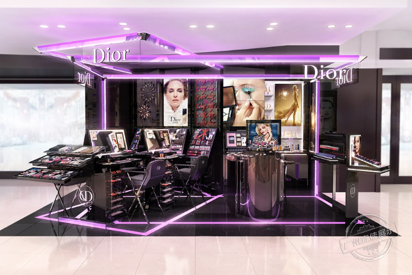 DIOR快閃店 化妝品展柜