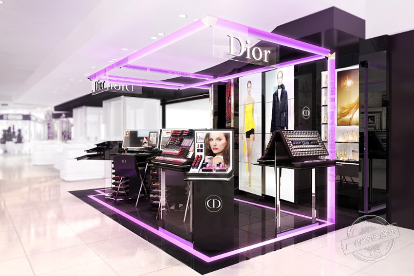 DIOR快閃店 化妝品展柜