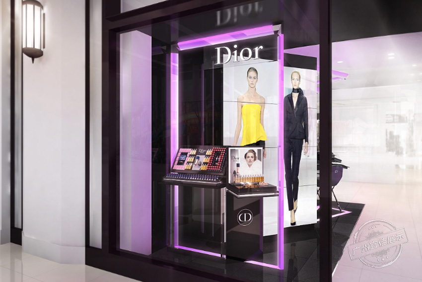 DIOR快閃店 化妝品展柜