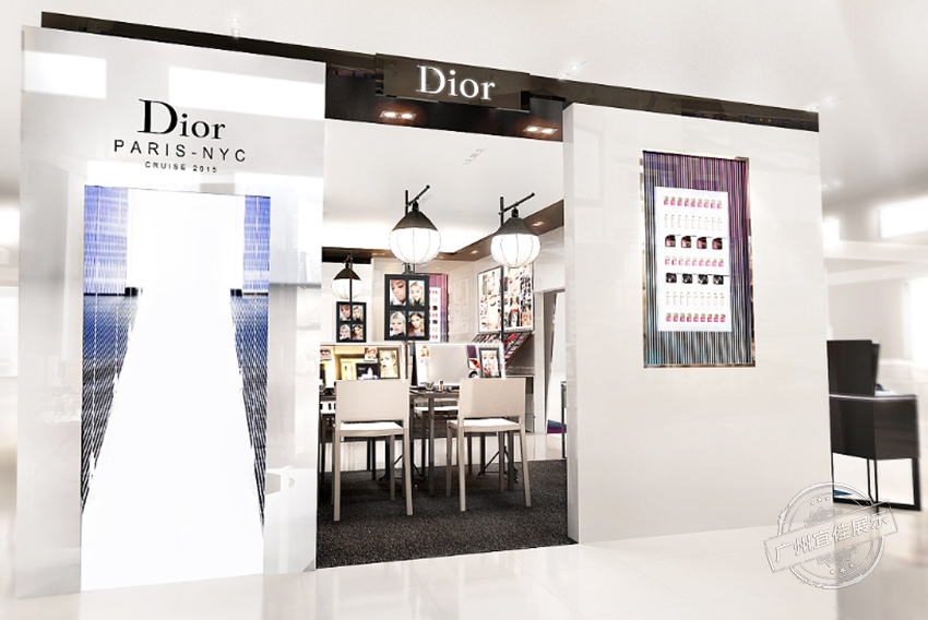 DIOR 中島烤漆化妝品展柜