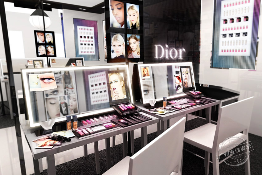 DIOR 中島烤漆化妝品展柜