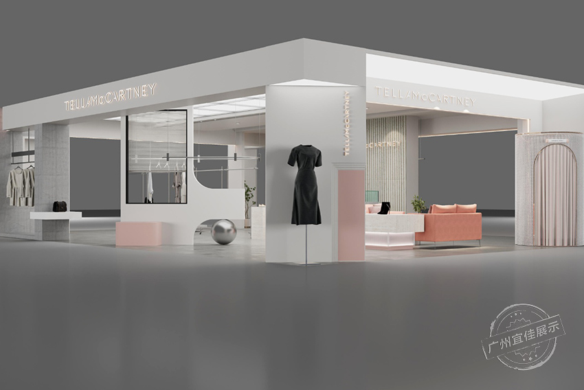 Stella Mccartney 快閃店服裝展柜