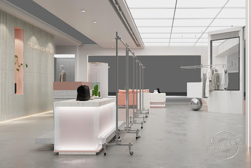 Stella Mccartney 快閃店服裝展柜