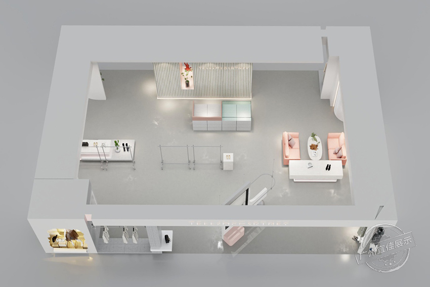 Stella Mccartney 快閃店服裝展柜