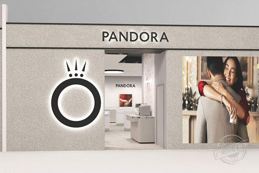 潘多拉PANDORA 珠寶展柜（廈門SM新生活廣場店）