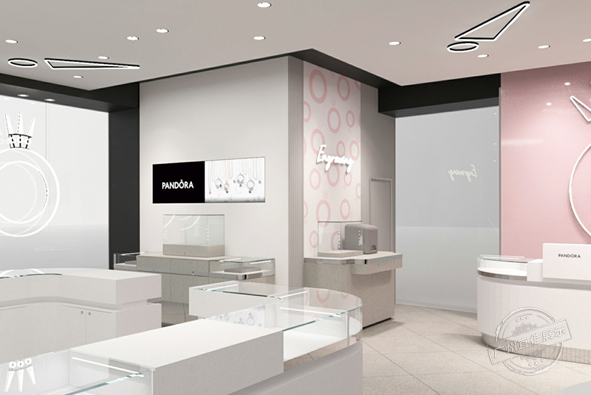潘多拉PANDORA 珠寶展柜（廈門SM新生活廣場店）