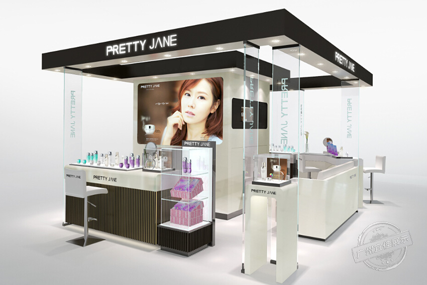 化妝品柜臺展示