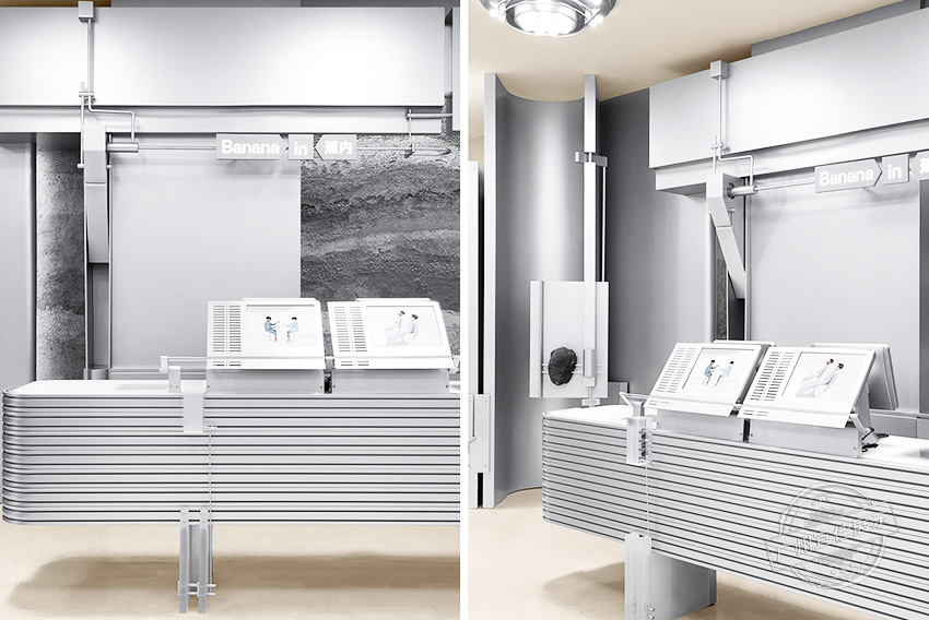 Bananain蕉內(nèi)概念店 服裝展柜（深圳寶安壹方城）