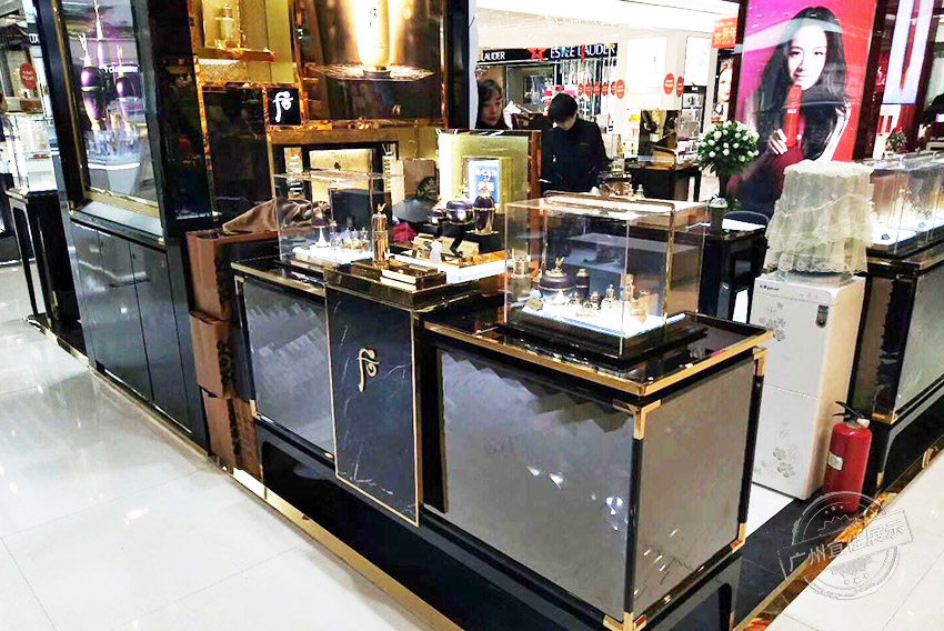 whoo后專柜 化妝品展柜