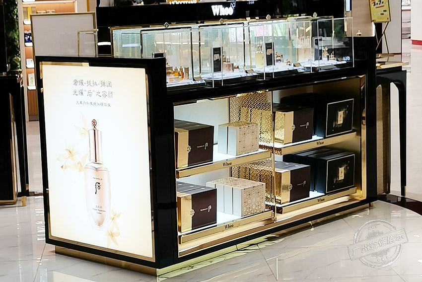 whoo后專柜 化妝品展柜