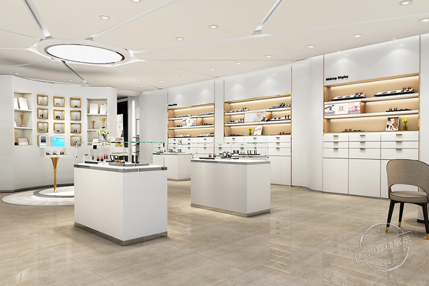 化妝品柜臺(tái)展示