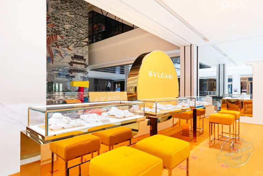 BVLGARI 精品店珠寶展柜