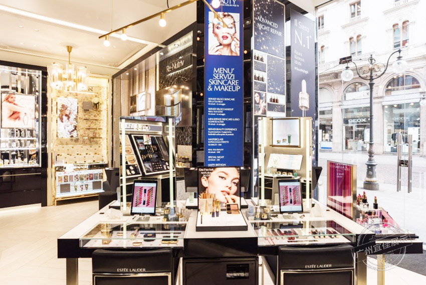 雅詩(shī)蘭黛專賣店 化妝品展柜