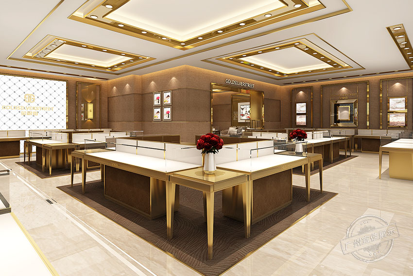 金銀街 珠寶展柜