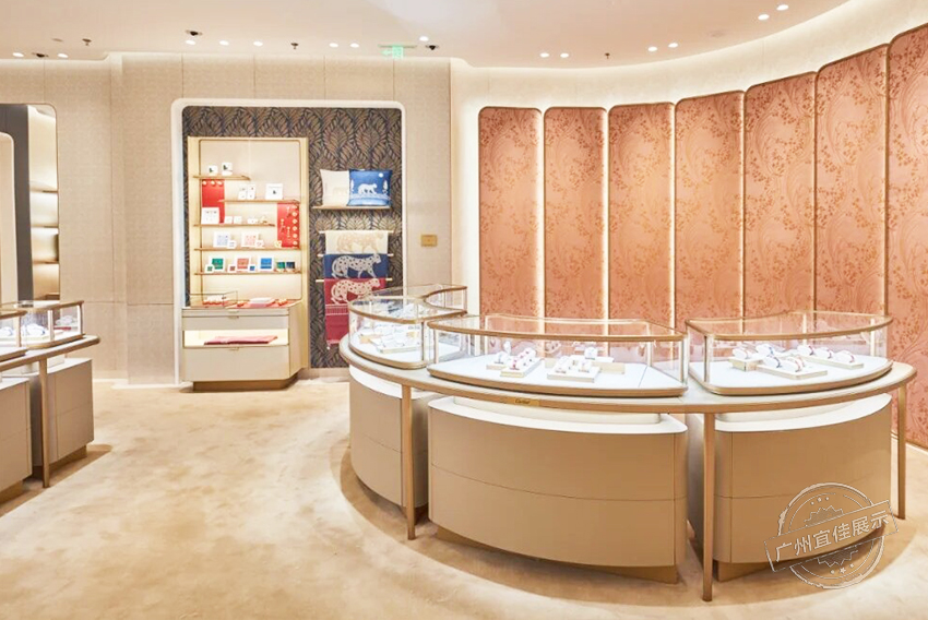 高端品牌珠寶展柜定制