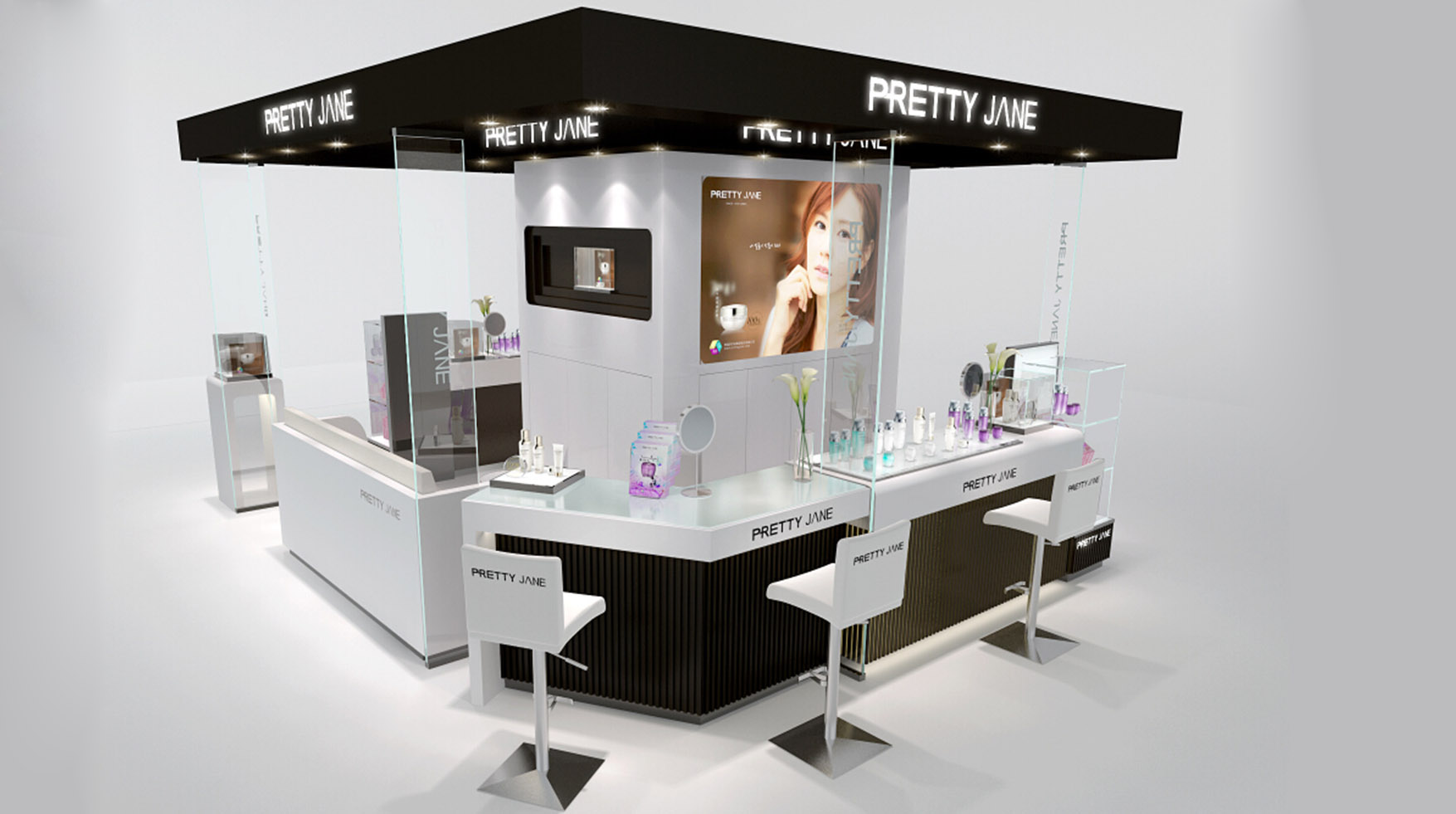 云南PRETTY JANE 展柜定制案例