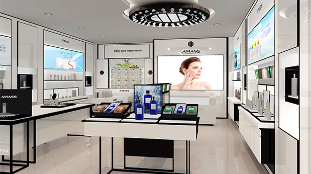 化妝品展柜制作經(jīng)典案例