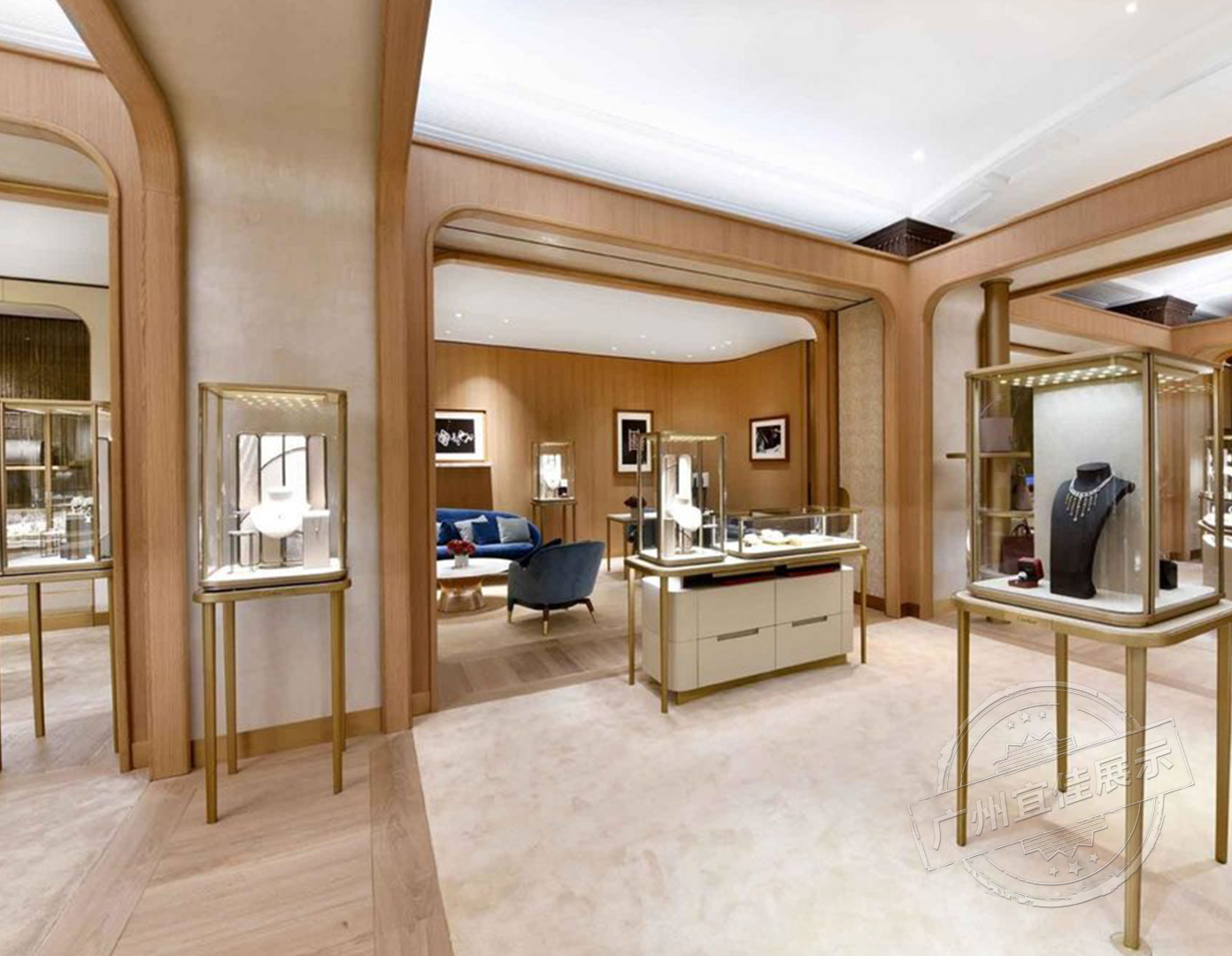 卡地亞 珠寶展柜