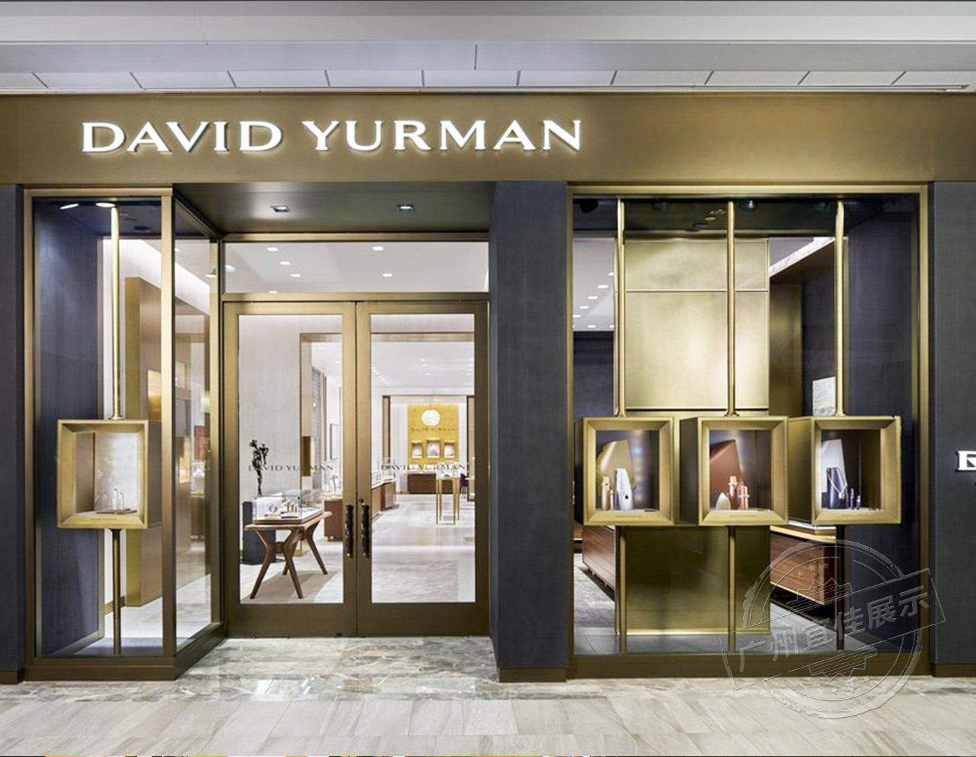 David Yurman 珠寶展柜