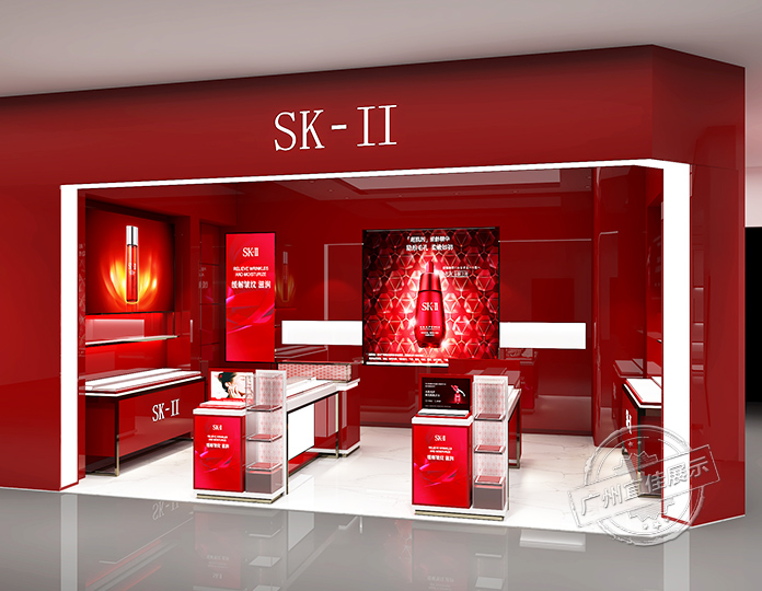 SK-II 護膚品展柜