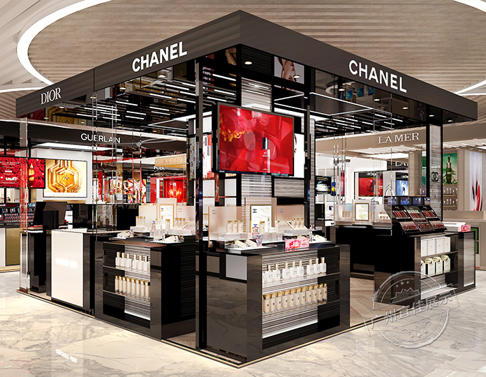 香奈兒CHANEL 化妝品展柜