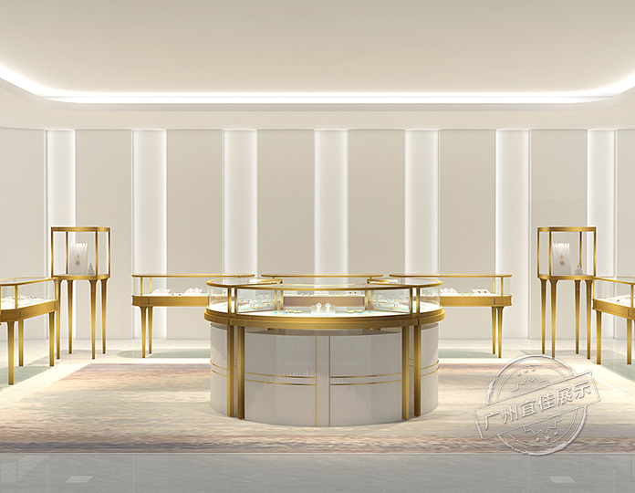 鈦金珠寶展柜