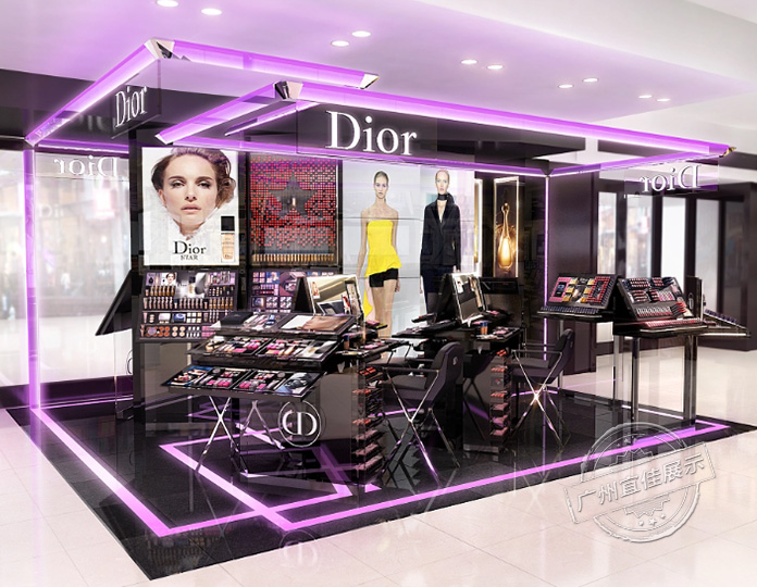 DIOR快閃店 化妝品展柜
