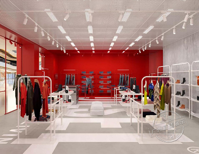 DIESEL丹寧 服裝展柜