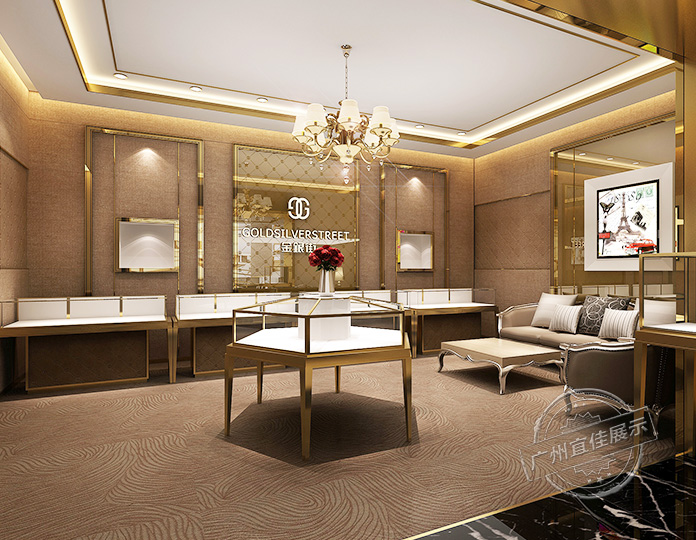 金銀街 珠寶展柜