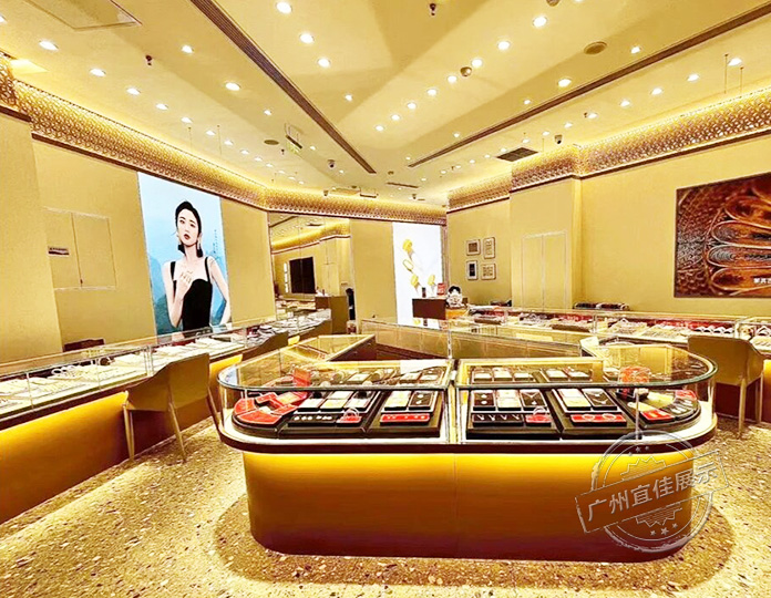 潮宏基 珠寶展柜定制